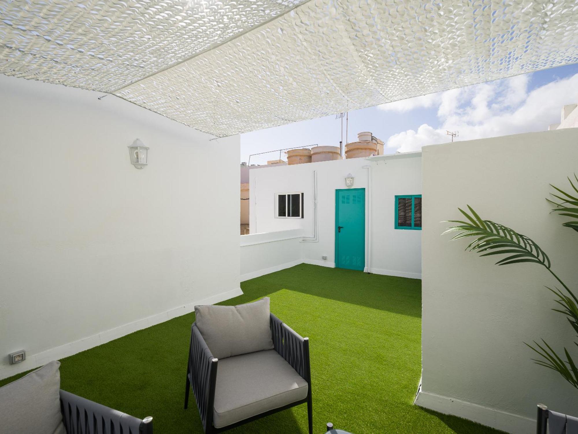Cerca De La Playa Con Azotea Apartment ลาสปัลมาส เด กรานคานาเรีย ภายนอก รูปภาพ